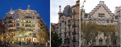 Πολυκατοικίες σχεδιασμένες από τον Gaudi