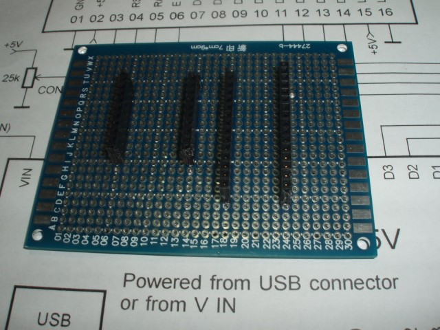 pin headers  για Arduino Nano και AD9850 module:
